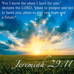 Jeremiah 29:11  NOT FOR SALE